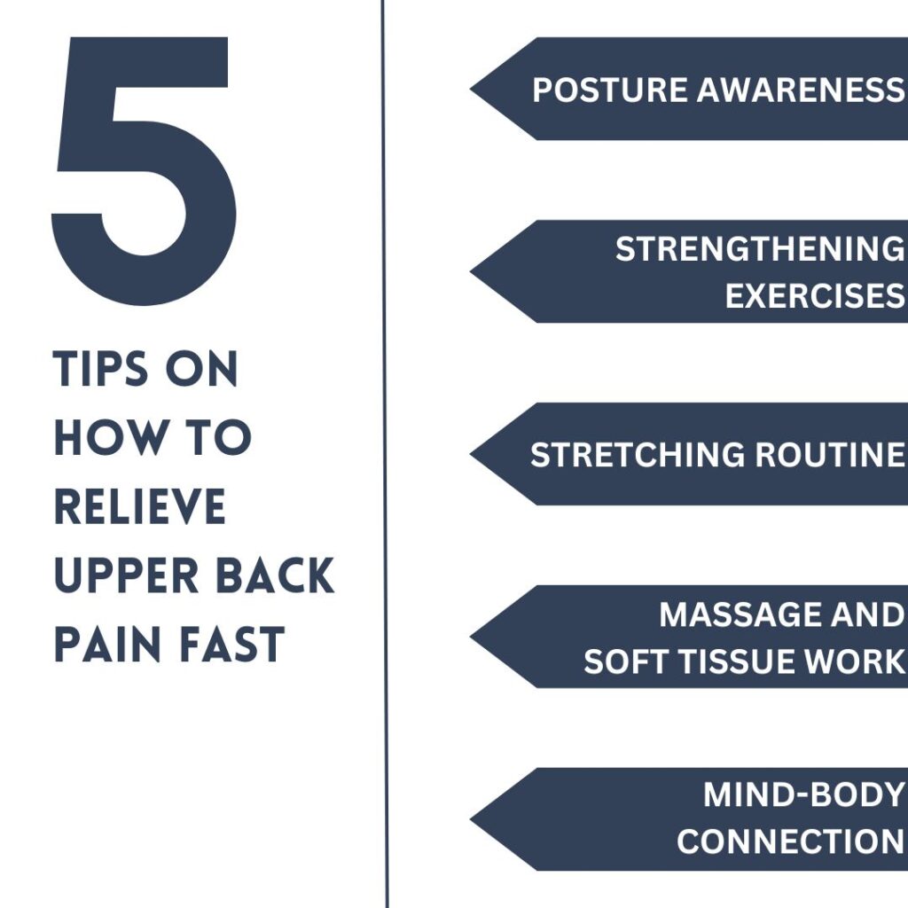 5 Tips On How To Relieve Upper Back Pain Fast